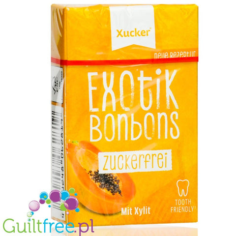 Xucker Exotic Bombons - sugar-free candies with xylitol, tropical fruit flavor