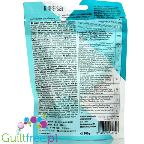 SWEET-SWITCH® Lollipopland sugar free lollipops
