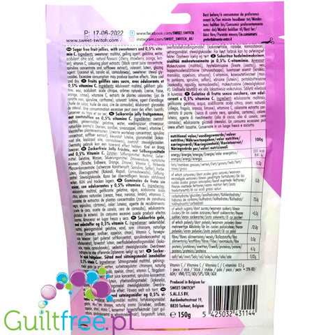 SWEET-SWITCH® Fruit Fiesta sugar free fruit jellies with stevia