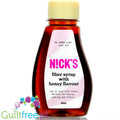 NICKS Fiber Sirup mit Honigaroma, ballaststoffreiche natürliche Keto Süßstoff