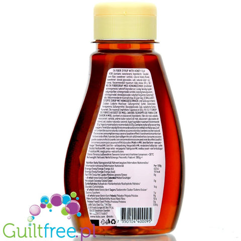 NICKS Fiber Sirup mit Honigaroma, ballaststoffreiche natürliche Keto Süßstoff