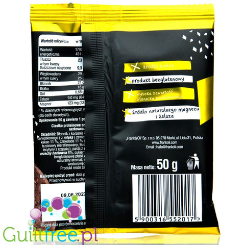 Frank & Oli Proteinowe Brownie Ciasteczko Czekolada