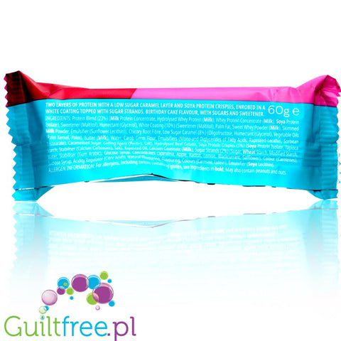 MyProtein 6 Layer Vanilla Birthday Cake