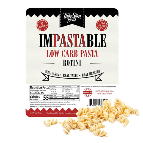ThinSlim Foods Impastable Low Carb Pasta  8 oz / Rotini 