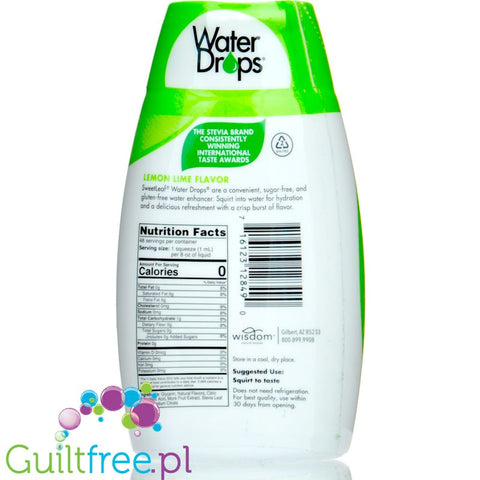 SweetLeaf Water Drops Water Enhancer, Lemon & Lime
