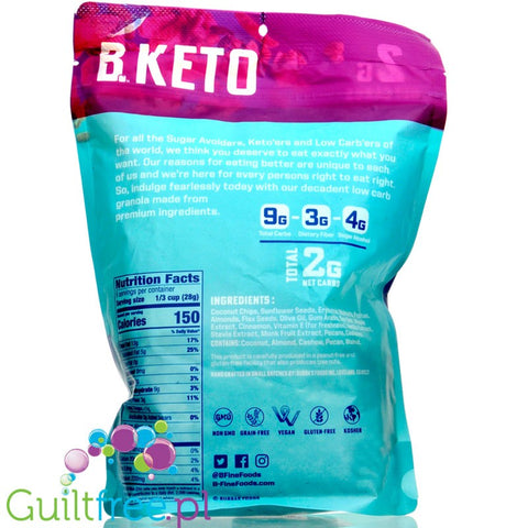 Bubba's Fine Foods Keto Granola, Maple Cinnamon Crunch