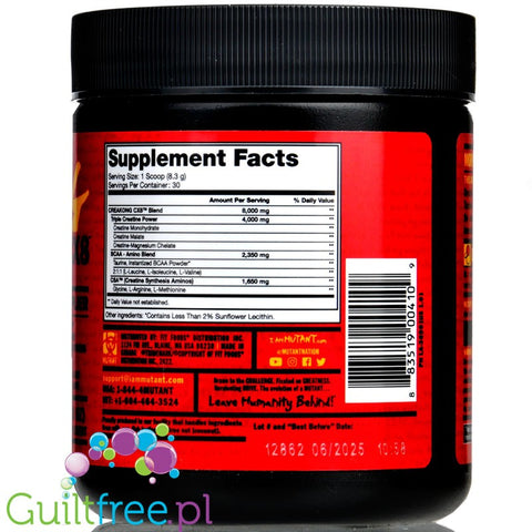 Mutant CreaKong CX 8 249g blend kreatynowy