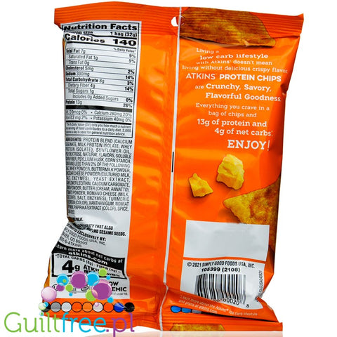Atkins Nutritionals Protein Chips Nacho Cheese