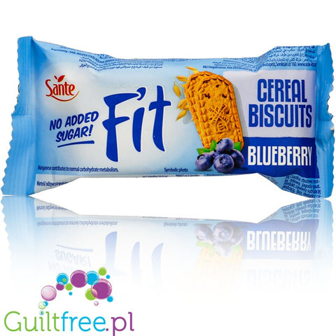 Sante Fit Cereal Biscuits Blueberry - cereal cookies with blueberries without added sugar