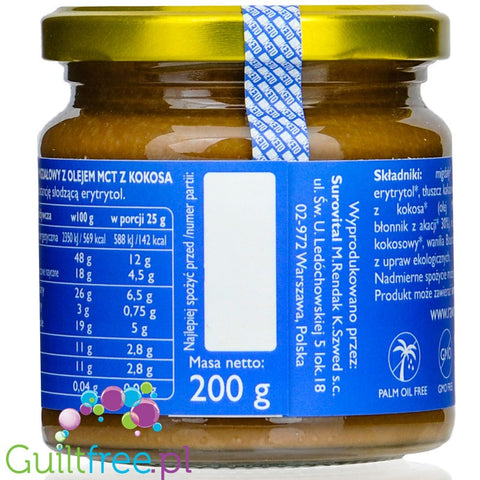 BeKeto Keto Krem™ Vanilla Almond MCT infused keto spread