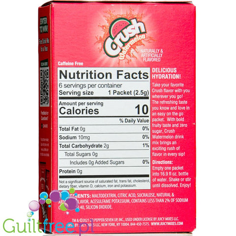 Crush Singles To Go 6 Pack - Watermelon