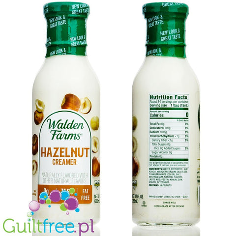 Walden Farms Hazelnut Coffee USA version, no sucralose, with stevia