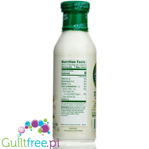 Walden Farms  French Vanilla Coffee Creamer USA version, no sucralose, with stevia