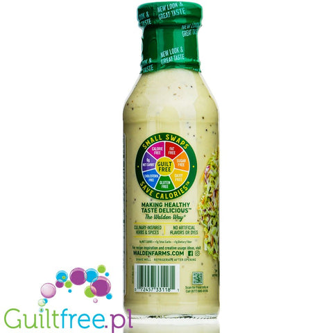 Walden Farms Coleslaw Dressing USA version, no sucralose, with stevia