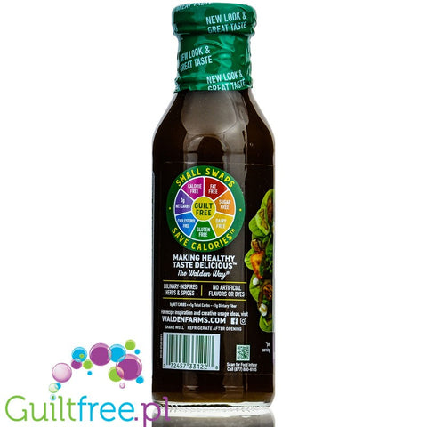 Walden  Farms Honey Balsamic  Vinegar  Dressing USA version, no sucralose, with stevia