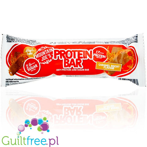 Mountain Joe's Protein Bar  Caramel Biscuit