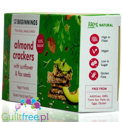 The Beginnings Almond seed crackers