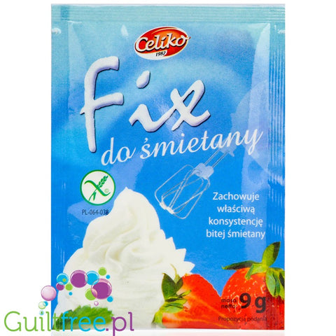 Celiko Fix for cream - a mixture of powder for whipping cream