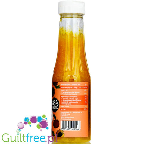 OstroVit Jelly Squeeze, low calorie thick fruit topping, Peach