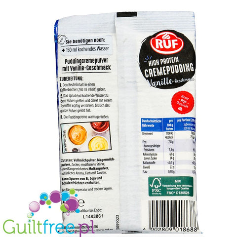 Ruf High Protein Cremepudding Vanille