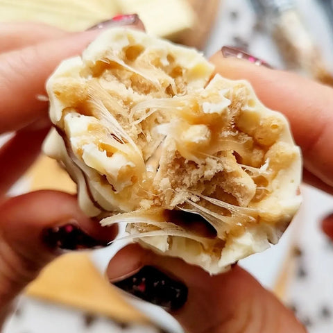 Warrior Crunch Bar - White Choc Mocha no added sugar protein bar