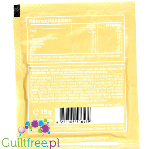Rocka Nutrition Smacktastic White Chocolate sachet