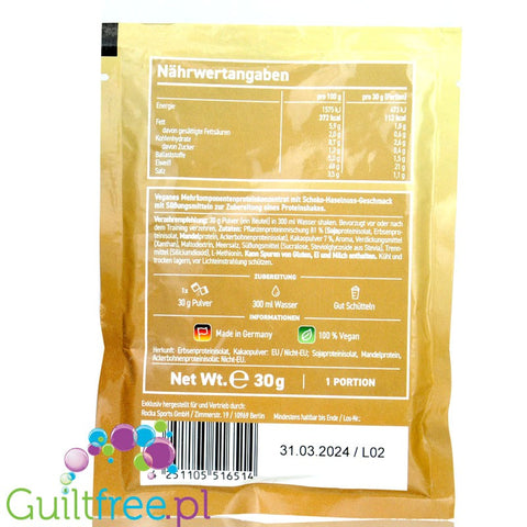Rocka Nutrition NO WHEY Vegan Protein Creamy Nougat, sachet