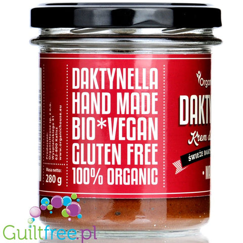 Organic House Dactinella Raspberry - raspberry date-coconut cream without added sugar, vegan & organic