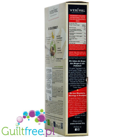 VERIVAL GLUTEN FREE MUESLI WITH ALMONDS AND FIGS ORGANIC 300 g