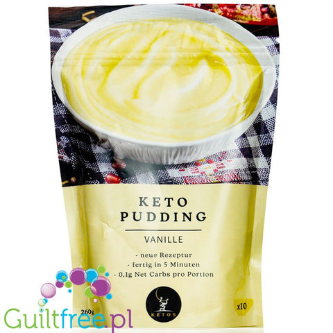 Ketos Keto Pudding, 260g, Vanilla