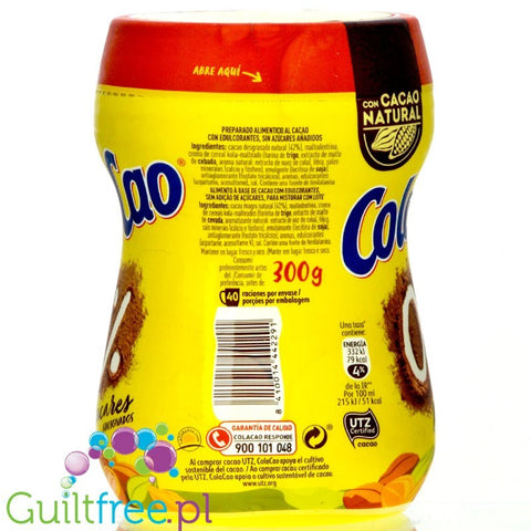 Cola Cao 0% Azúcares Añadidos: con Cacao Natural 0,3kg