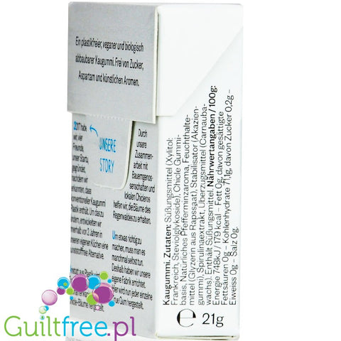 True Gum Strong Mint -  sugar-free chewing gum
