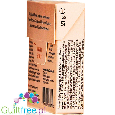 True Gum Raspberry & Vanilia -  sugar-free chewing gum