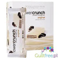 Power Crunch Cookies & Creme PUDEŁKO x 12 SZT - proteinowy wafelek ze stewią by Power Crunch (power-crunch-pudelko-x-12-proteinowy-baton-slodzony-stewia-ciasteczka-z-kremem)