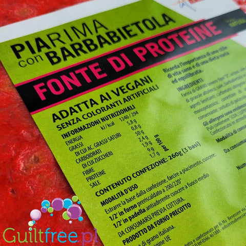 Rima Piarima Barbabietola - low carb tortillas with beet