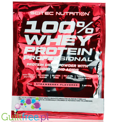 Scitec 100% Whey Strawberry 