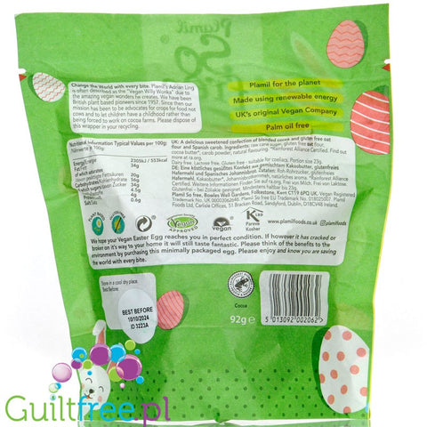 Plamil So Free Easter Vegan Carob Egg 92g