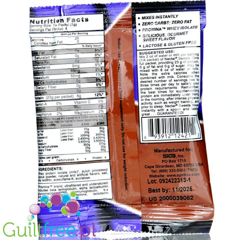 Syntrax Nectar Chocolate Truffle Whey Protein Isolate 27g