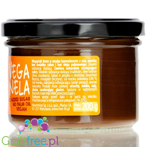 Feel FIT Veganela Salted Caramel- sugar free vegan cocoa & hazelnut cream