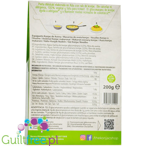 Konjac Shop Macarrones Konjac  - pasta konjac shirataki 10 kcal