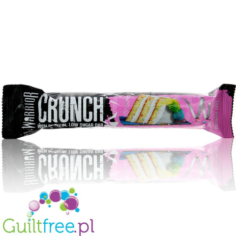 Warrior Crunch Bar - Birthday Cake no added sugar protein bar
