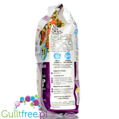 Polmak Fusilli 250g, pasta with a low glycemic index