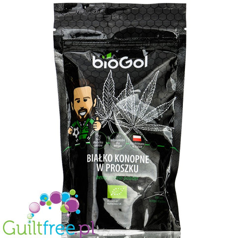BioGol Hemp Protein  - pure organic hemp protein without sweeteners and flavors, 80% protein