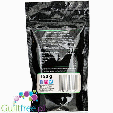 BioGol Pea Protein  - pure organic pea protein without sweeteners and flavors, 82% protein
