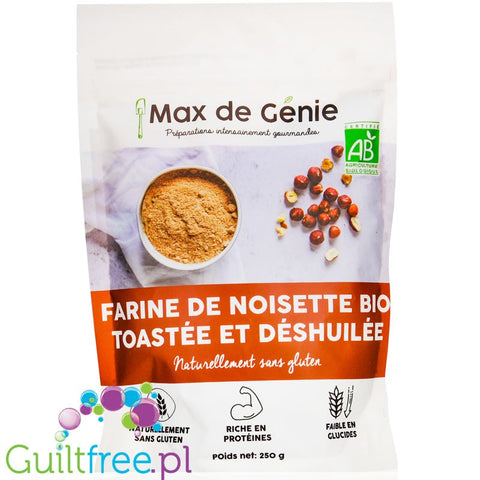 Max De Génie Organic Degreased Hazelnut Flour all-natural lightly roasted Hazelnut Flour