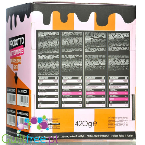 Uovo di Pasqua di Nocciole - no sugar added giant 0,4kg Easter Egg with peanut butter