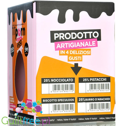 Uovo di Pasqua di Nocciole - no sugar added giant 0,4kg Easter Egg with peanut butter