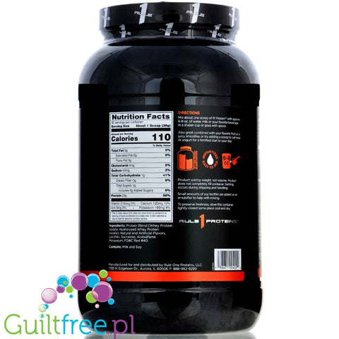 Rule1 R1 Protein Strawberries & Creme protein powder, 900g