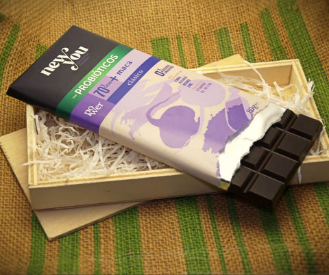 NewYou Power Chocolate 70% Cocoa + Maca, Clasico 80g
