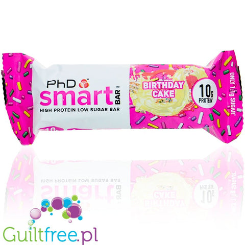 Phd Smart Birthday Cake 32g sugar free protein bar